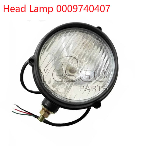 Forklift Head Lamp Headlight 0009740407 For Linde Forklift