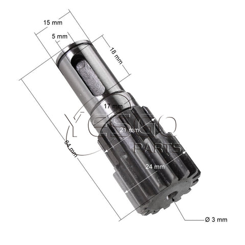 Drive Gear 1115-200003-00 Compatible with Electric Pallet Jack EPT20-15ET EPT20-15ET2 EPT20-15EHJ E30