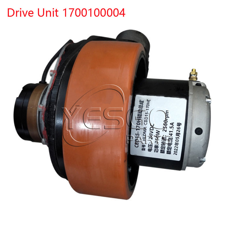 Forklift Parts Drive Motor Assy Drive Wheel Assembly 24V 0.6KW 1700100004 for Heli Pallet Truck CBD15-170H