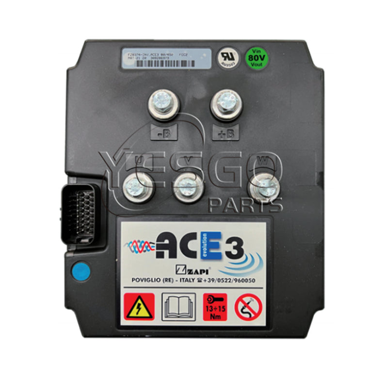 Electric Forklift Parts AC Controller ZAPI Inverter ACE3 80V 500A