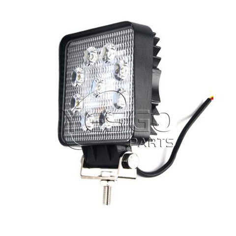 Forklift Parts 12-80V LED Headlight Square Shape Design