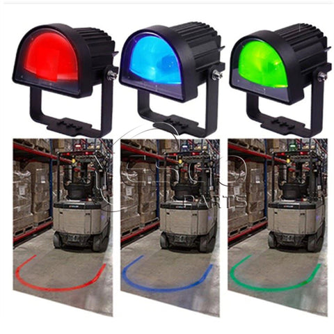 Forklift Safety U-shape Warning Light Red Arc Zone Led Light Lamp