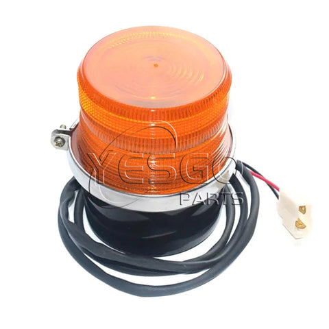 Forklift DC 12-80V Strobe Lamp Warning Light LED Flashing Safety Light With Sound