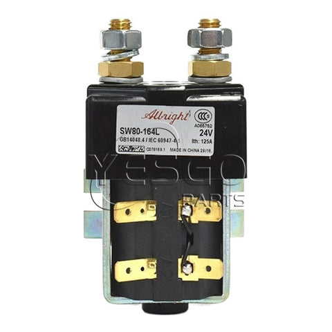 SW80-164L Albright SPST DC Contactor 24V 125A for Forklift