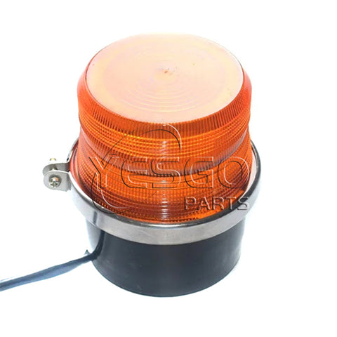 Forklift DC 12-80V Strobe Lamp Warning Light LED Flashing Safety Light With Sound