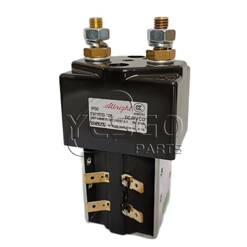 Albright SW180B-108 Solenoid Contactor 48V 200A