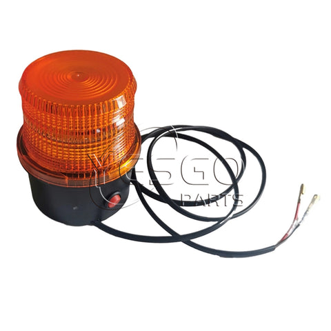 Forklift DC 12-80V LED  Strobe Lamp Warning Flashing Safety Light With Sound Button