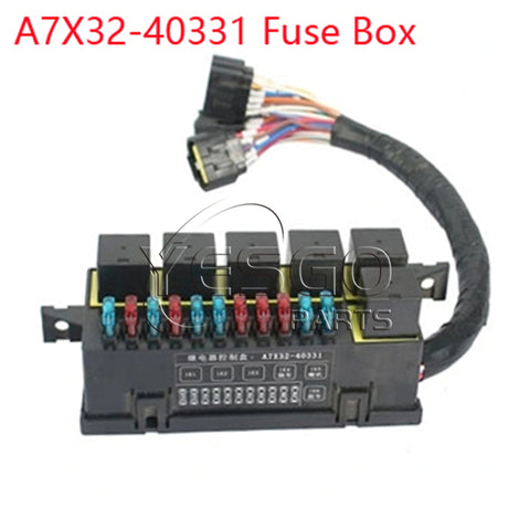 Forklift Spare Parts Safety Relay Control Box A7X32-40331 Fuse Box Assembly For Heli