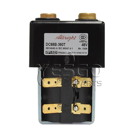 Solenoid Relay Albright DC88 48V DC88-360T DC88B-360T Forward Reverse Reversing DC Contactor Solenoid Relay For Golf Cart Forklift Stacker Pallet Truck