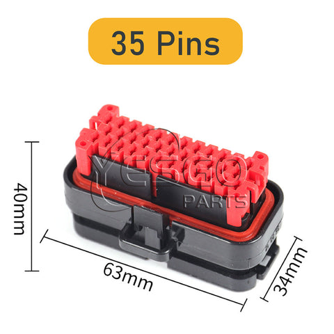 8 PINS / 14 PINS / 23 PINS / 35 PINS AMP PDM Plug Connector Housing Socket