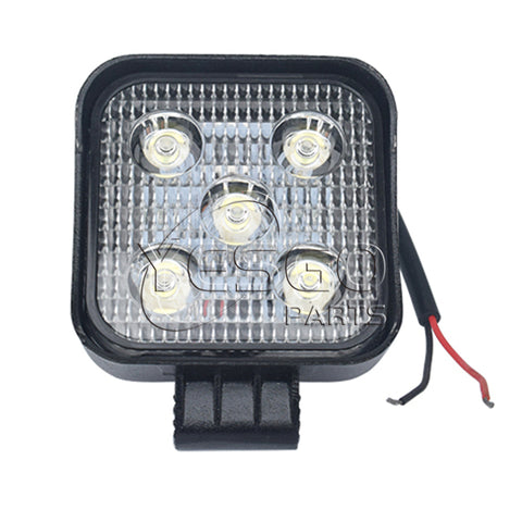 Forklift Parts 10-80V LED Headlight Square Shape Design