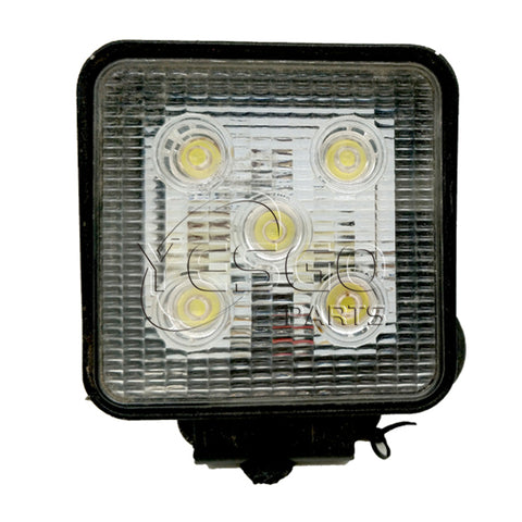 Forklift Parts 10-80V LED Headlight Square Shape Design