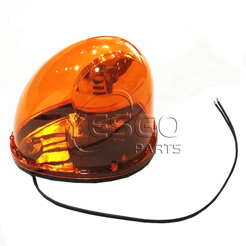 12V 24V 48V Strobe Lamp Orange Color Snail Shape