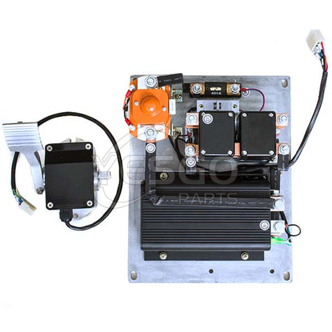 CURTIS Programmable DC Series Motor Controller Assemblage Model: 1205M-6B403 (Upgraded Version of 1205M-6401 / 1205M-6B401) 60V / 72V - 400A, with Foot Pedal Throttle