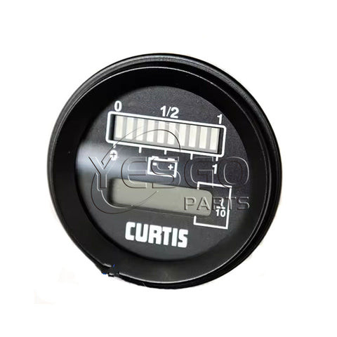 24/48V Curtis Round Battery Meter Hour Meter 803RB2436BCJ301O