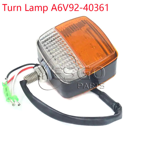 Forklift Part A6V92-40361 LED Double-Sided Turn Signal Lamp 12V-80V with 3 Wirings for Heli Forklift