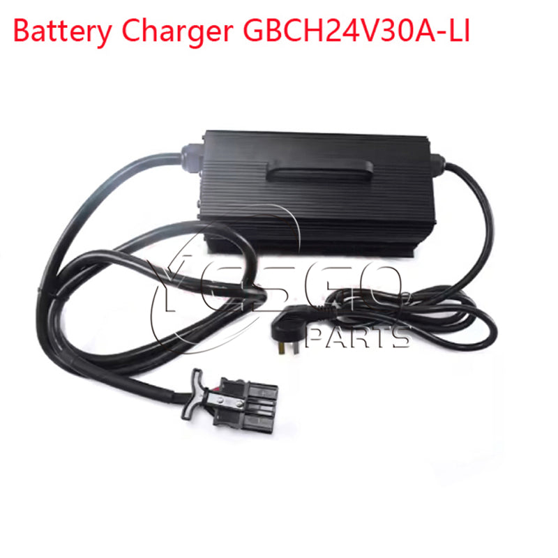 Forklift Parts 24V 30A Lithium Battery Charger GBCH24V30A-LI For HELI Electric Pallet Truck CBD15J-LI-S