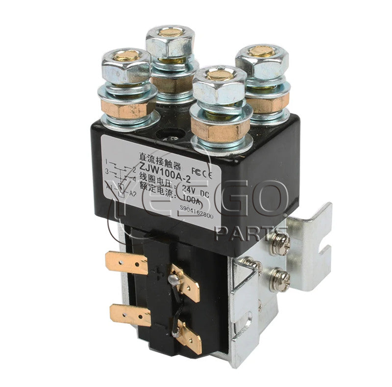 DC Contacor ZJW100A-2 Solenoid Relay to Replace Albright SW82 12V 24V 36V 48V 80V 100A