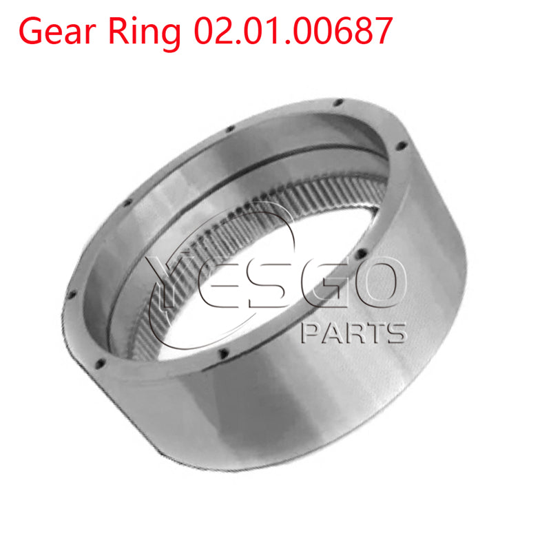 Forklift Parts Inner Ring Gear 02.01.00687 For Heli Pallet Truck