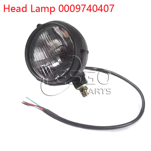 Forklift Head Lamp Headlight 0009740407 For Linde Forklift