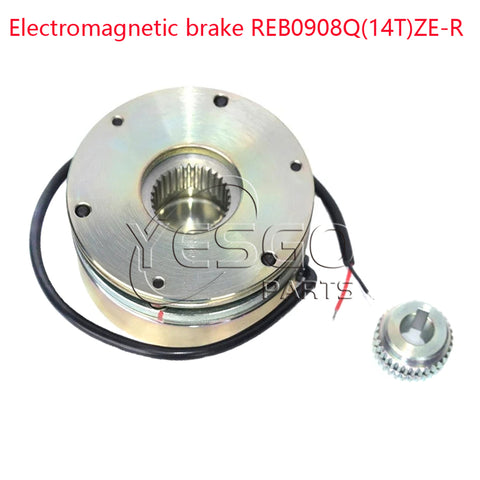 Forklift Parts Reach Magnetic Brake REB0908Q(14T)ZE-R DC24V 25W 8N.M