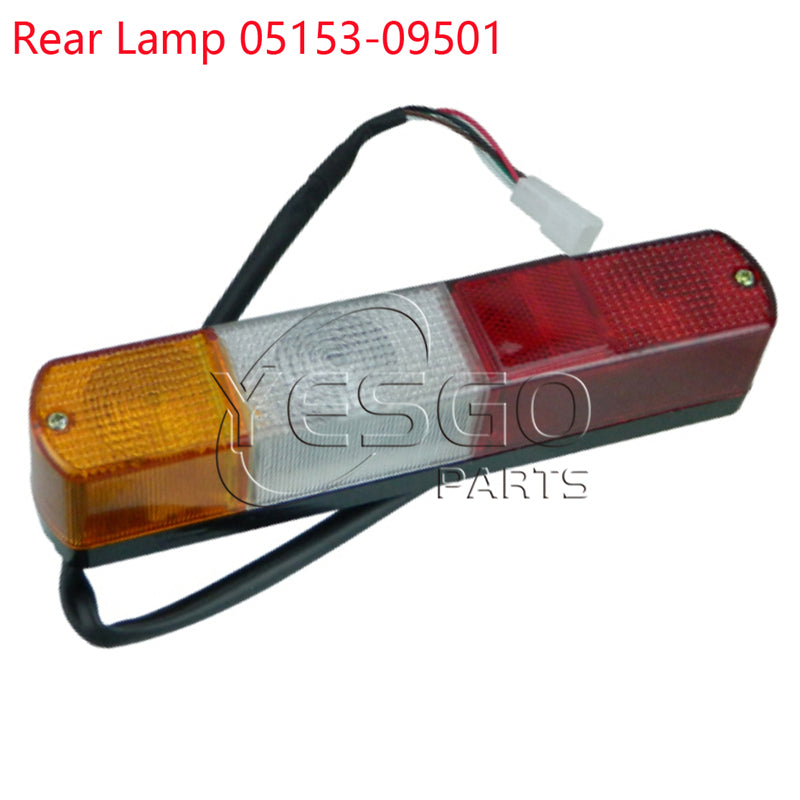 Forklift Parts Rear Lamp 05153-09501 91305-01800 05153-09500 for Mitsubishi