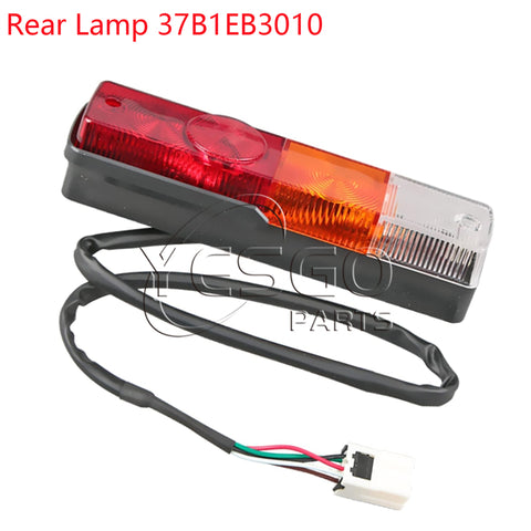 12V Tail Light Rear Lamp 37B-1EB-3010 37B1EB3010 Compatible with Komatsu Forklift