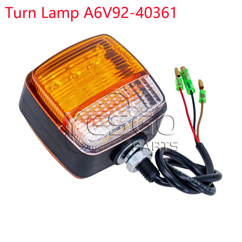 Forklift Part A6V92-40361 LED Double-Sided Turn Signal Lamp 12V-80V with 3 Wirings for Heli Forklift