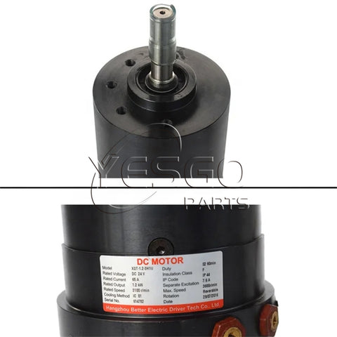 Forklift Parts Drive Motor XQT-1.2-3H1U 24V 1.2KW