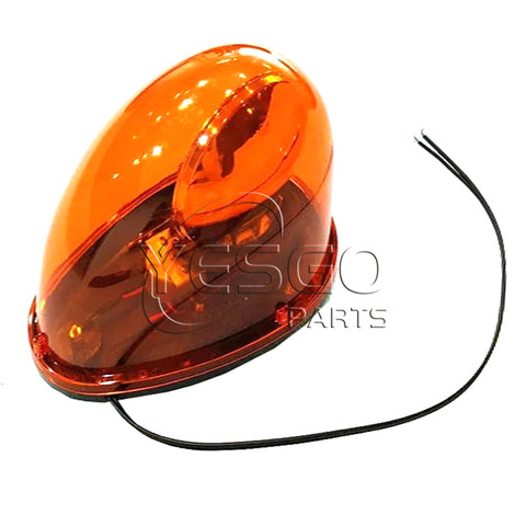 12V 24V 48V Strobe Lamp Orange Color Snail Shape